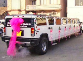 小縣城的奢華悍馬婚車 (29圖)