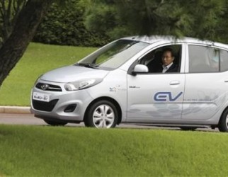 廣州車展：現(xiàn)代Blue On電動車打醬油?